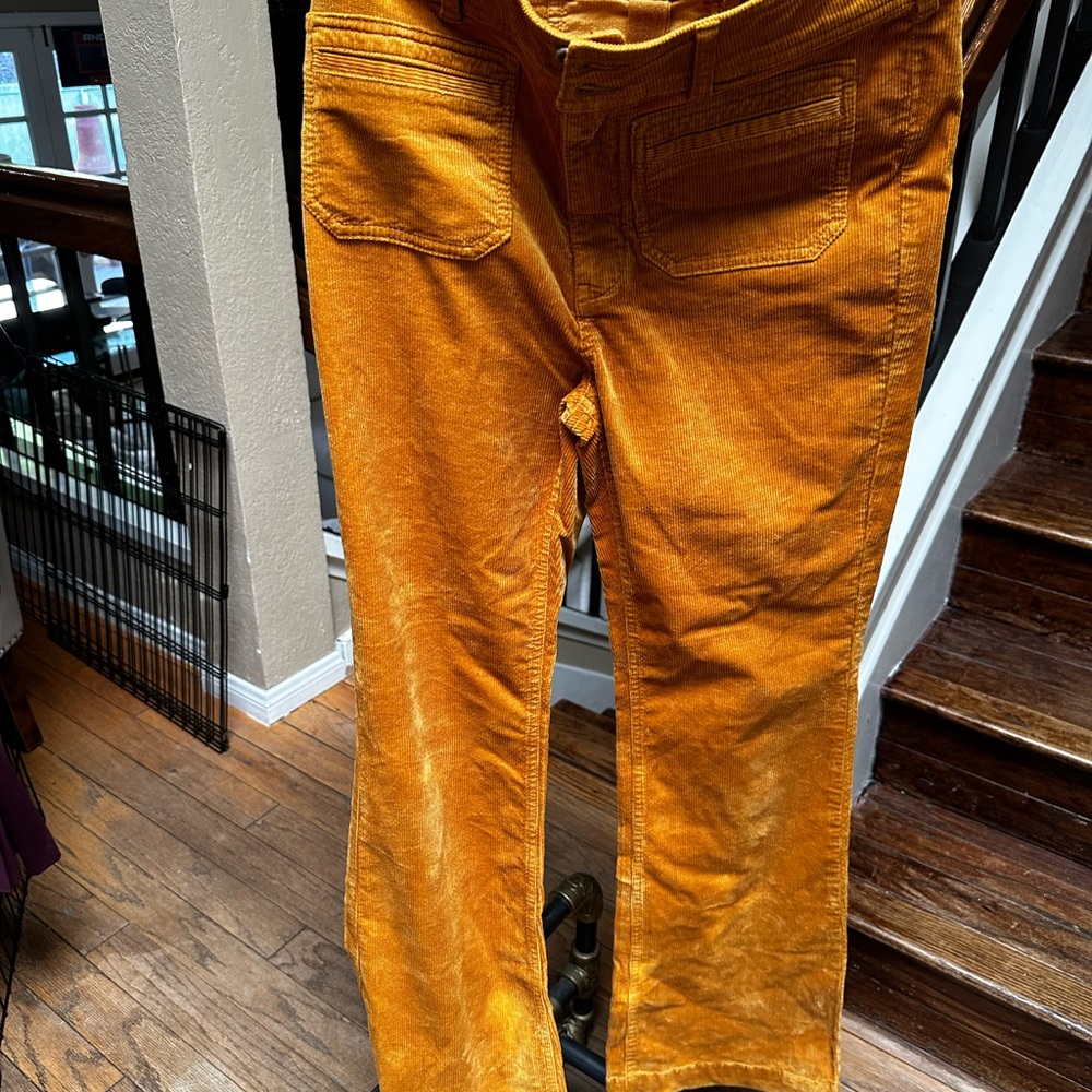 Anthropologie corduroy wide leg pants